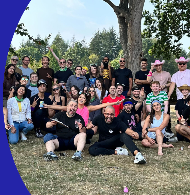 Group photo of the BBTV team